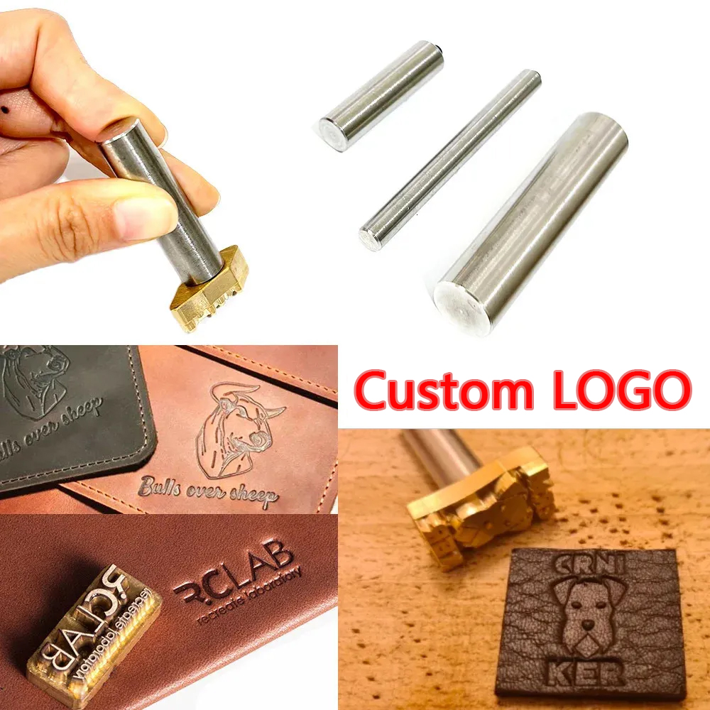 Leatherwork Hand Press - Custom LOGO Hammering Brand Iron Stamp