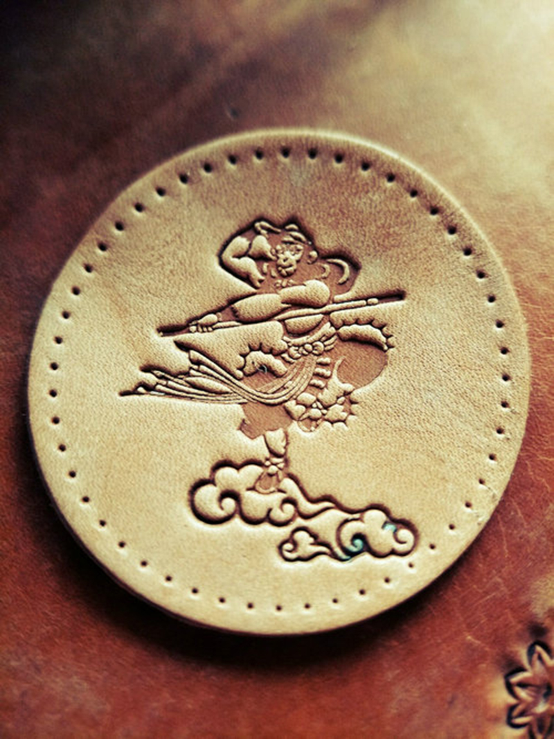 Unique Leather Work - Monkey King pattern Hand-work unique design