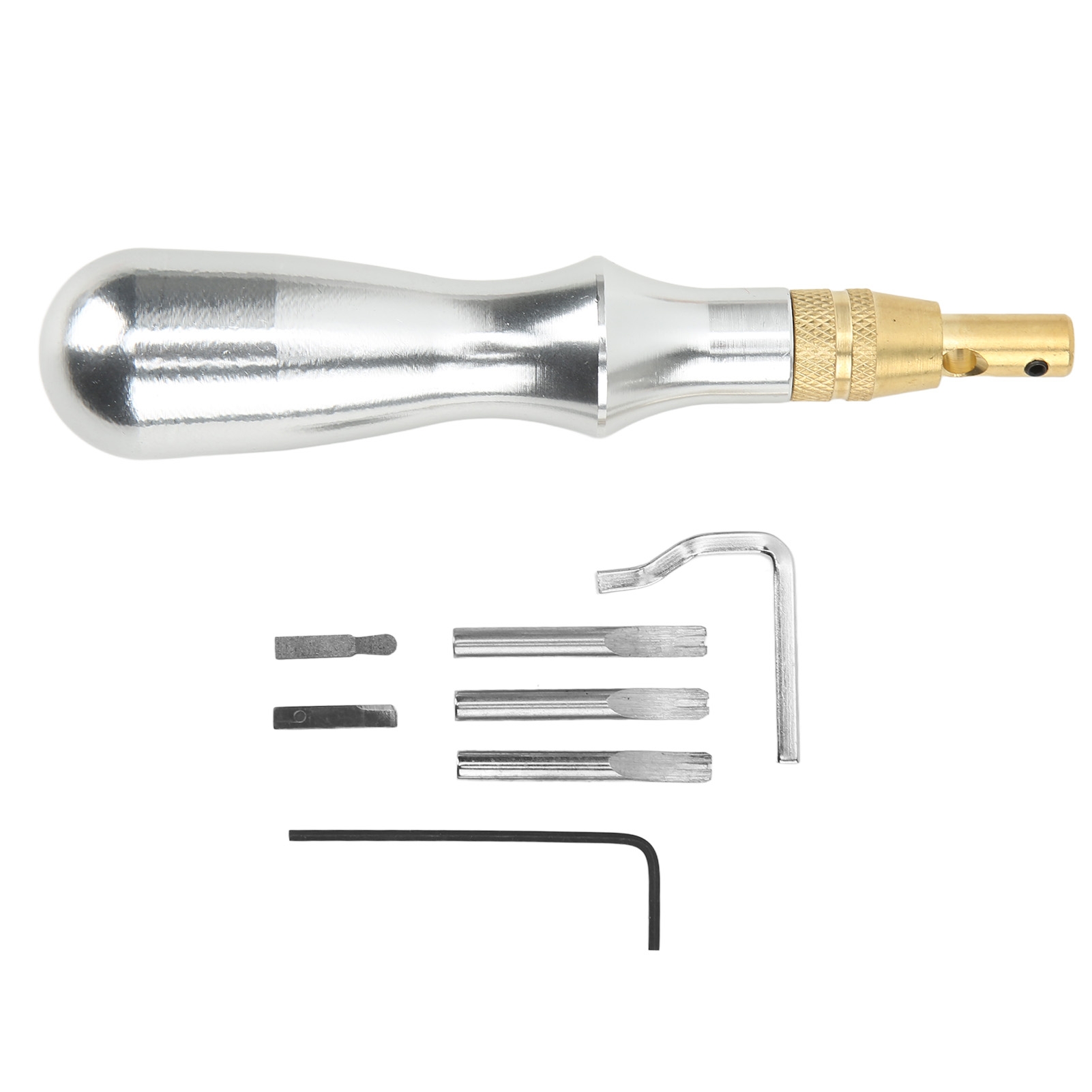Groover Stitching Tool - 5 in 1 Leather Groover Multifunctional