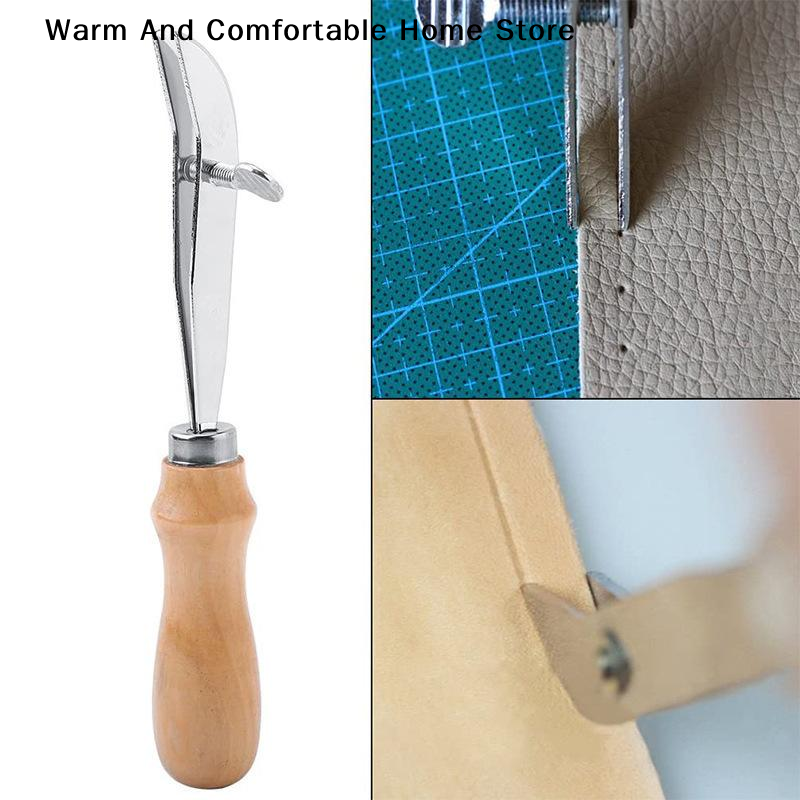 Groover Stitching Tool - Adjustable Leather Edge Groover Craft Groove