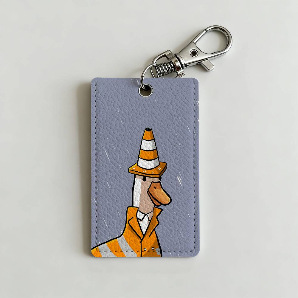 Cartoon Cute Goose Duck Badge  - Leatherwork Keychain recensie en prijs
