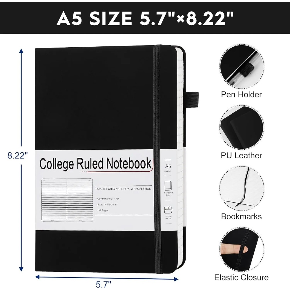 A5 Lined Journal Notebooks for - Leatherwork Journal recensie en prijs