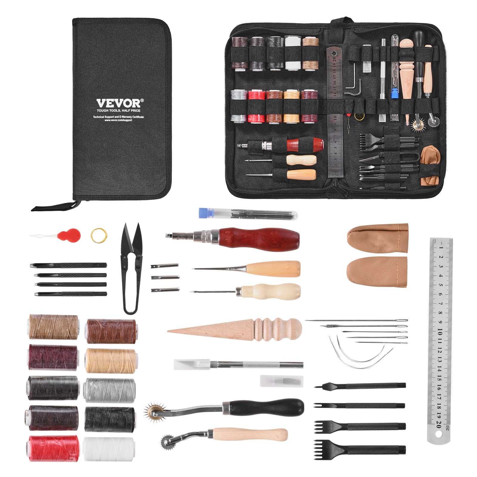 SucceBuy 38/59/61/72/92PCs Lea - Leatherwork Embossing recensie en prijs