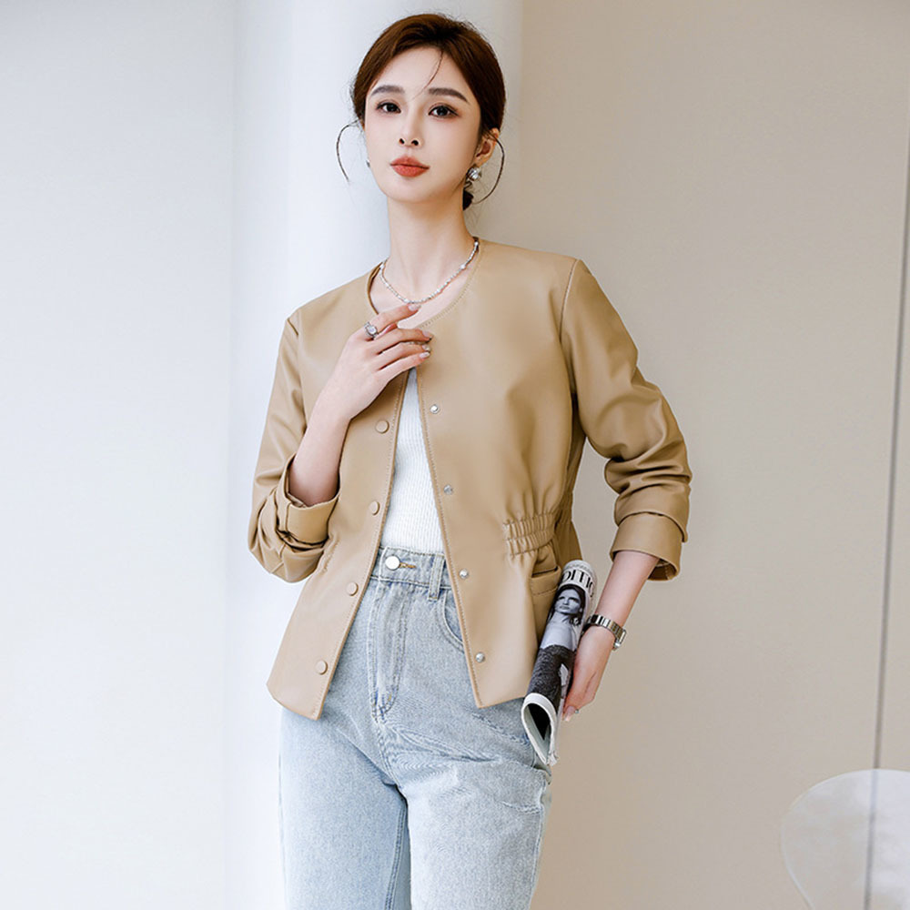Office Faux Leather Jacket Wom - Leather Work Jacket Women'S recensie en prijs