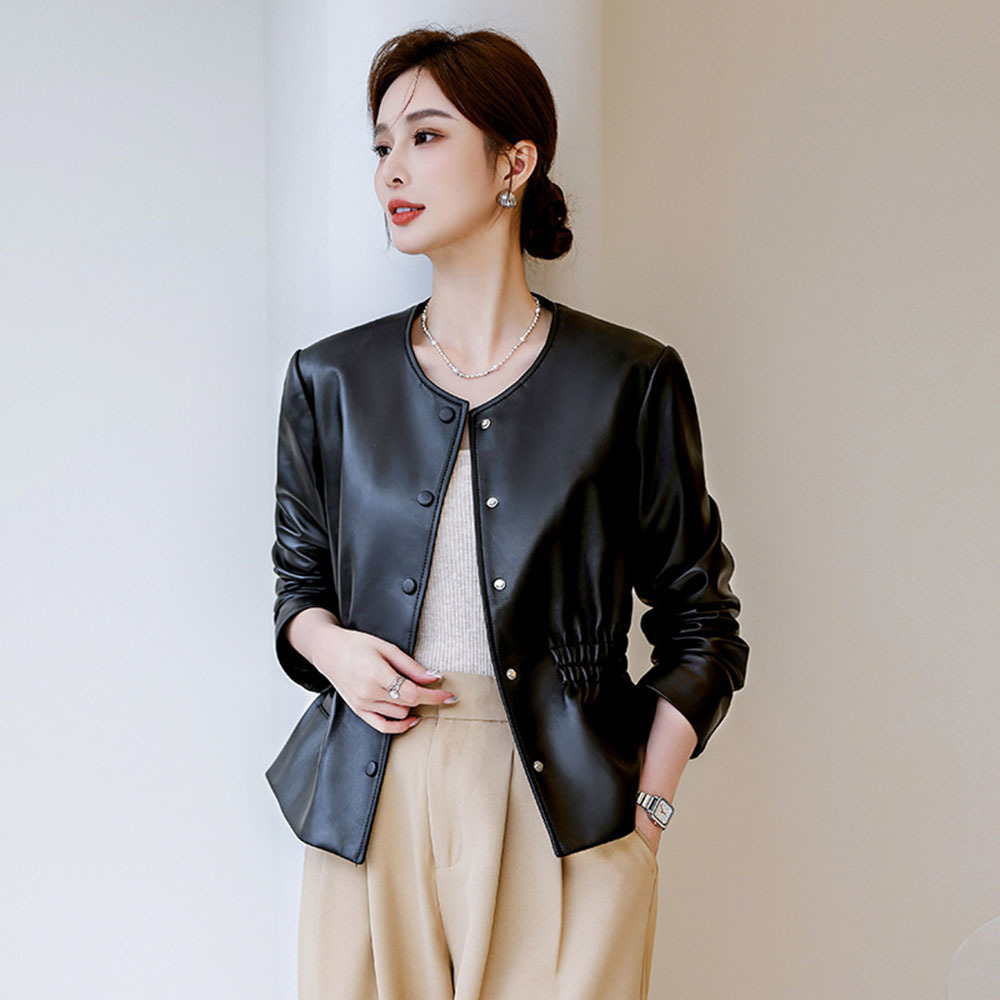 Office Faux Leather Jacket Wom - Leather Work Jacket Women'S recensie en prijs