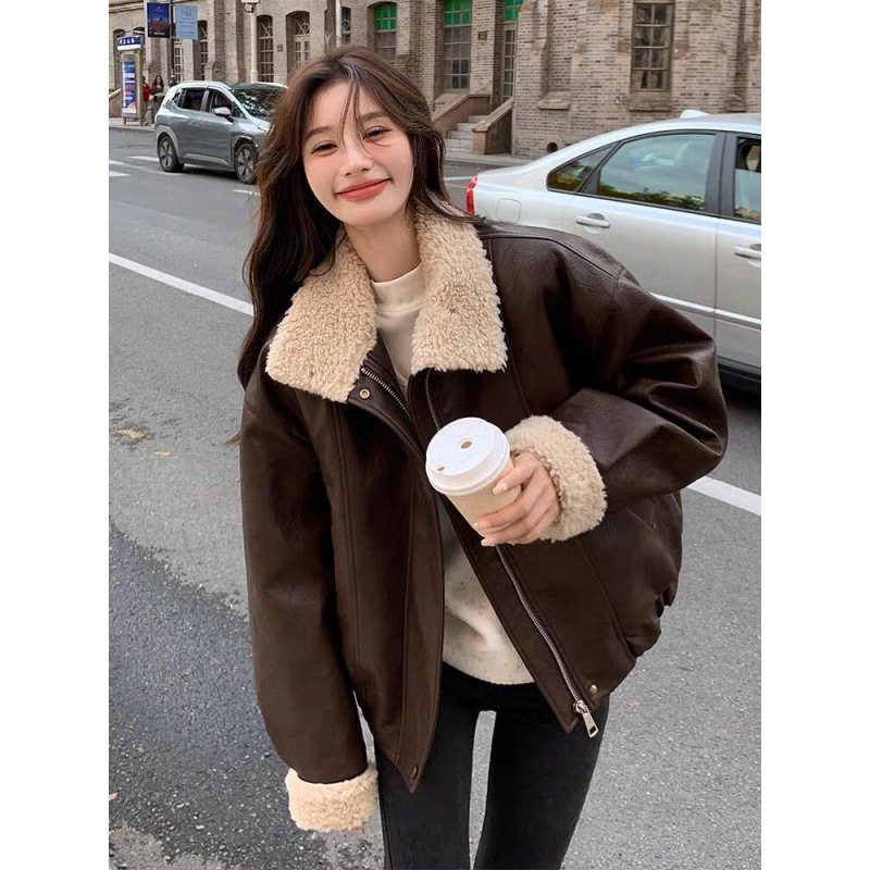 Women Coats Faux Leather Jacke - Leather Work Jacket Women'S recensie en prijs