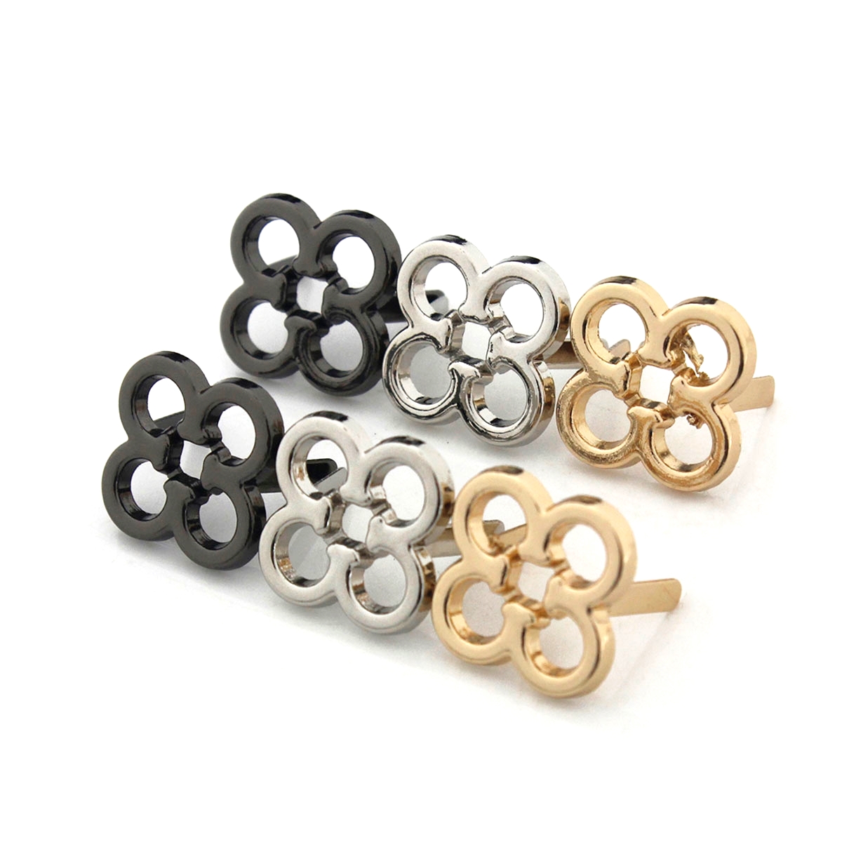 2pcs Metal Flower Shape Decora - Leatherwork Flowers recensie en prijs