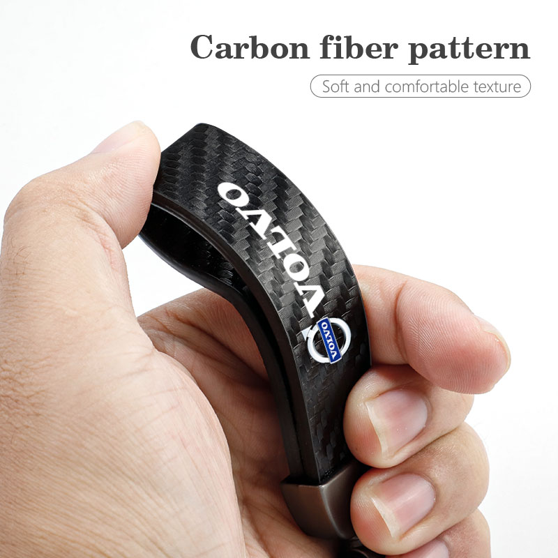 Car  Carbon Leather Keychain C - Leatherwork Keychain recensie en prijs