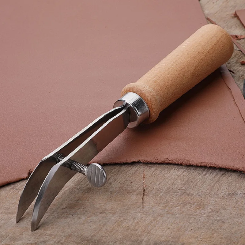 DIY Adjustable Leather Edge Cr - Groover Stitching Tool recensie en prijs