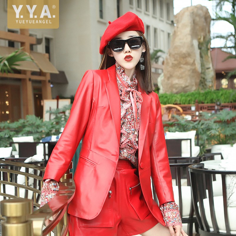 Autumn Elegant Women Soft Shee - Leather Work Jacket Women'S recensie en prijs