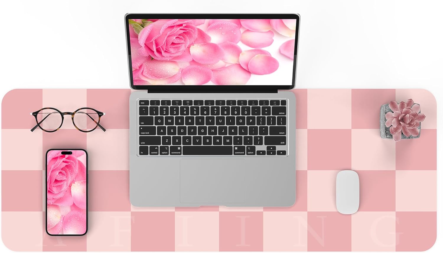Non-Slip Pink Desk Mat, Waterp - Leatherwork At Home recensie en prijs