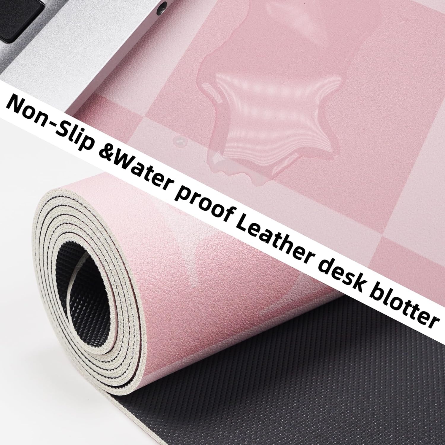 Non-Slip Pink Desk Mat, Waterp - Leatherwork At Home recensie en prijs