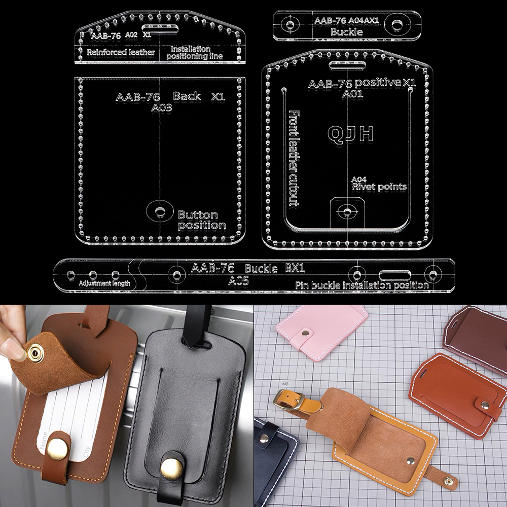 1Set Suitcase/Work ID Tags, ID - Leatherwork Craft recensie en prijs