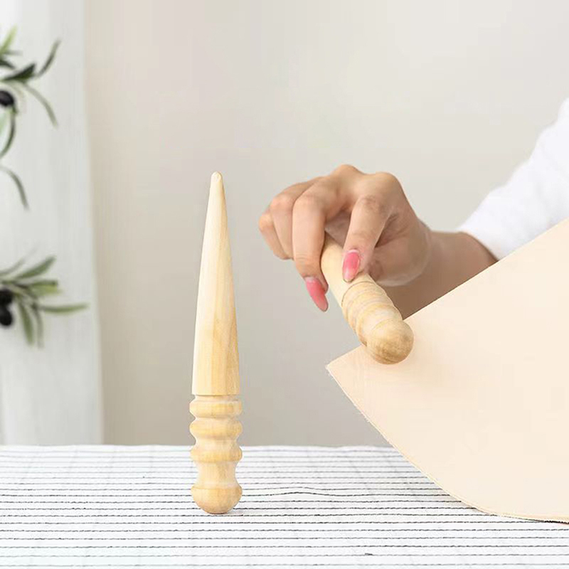 1PC Wood Leather Solid Wood Ro - Leatherwork Craft recensie en prijs
