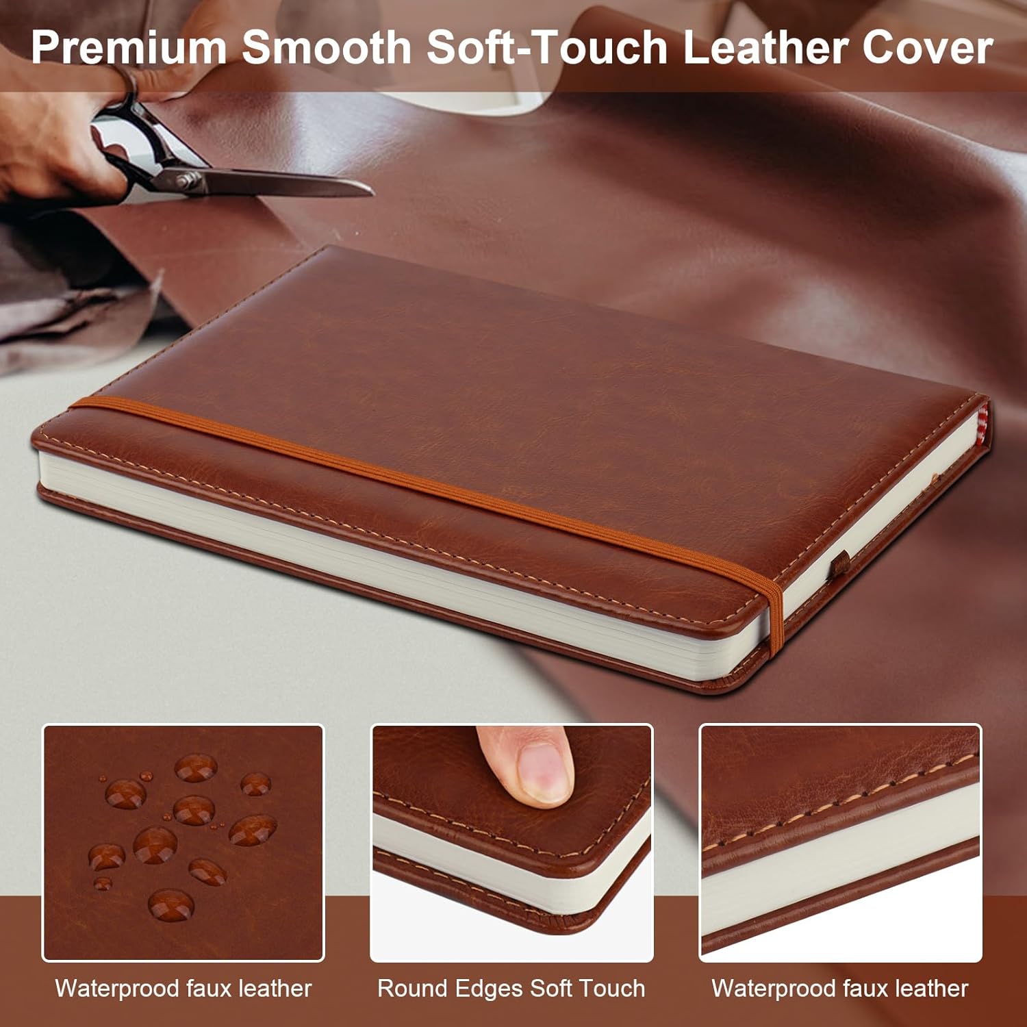 6 Pack Lined Journal Notebooks - Leatherwork Journal recensie en prijs
