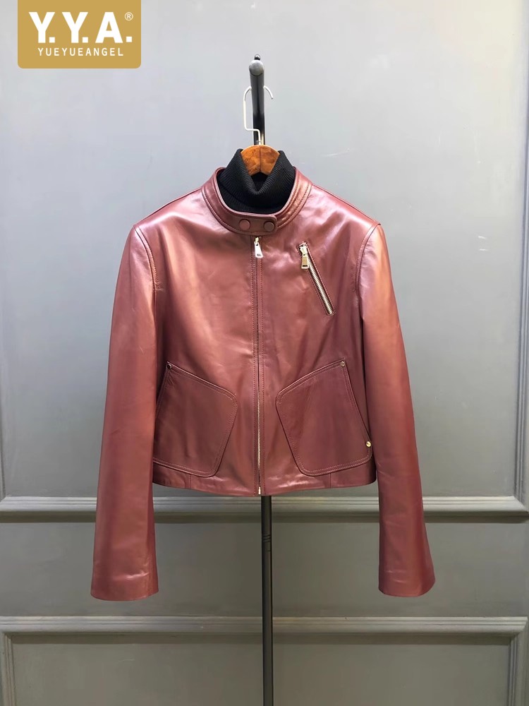 Females Spring Autumn New Styl - Leather Work Jacket Women'S recensie en prijs
