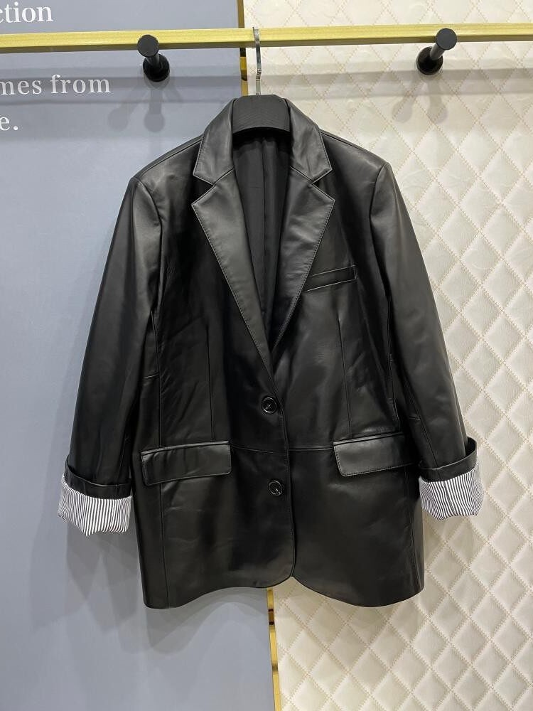 Women Sheepskin Genuine Leathe - Leather Work Jacket Women'S recensie en prijs