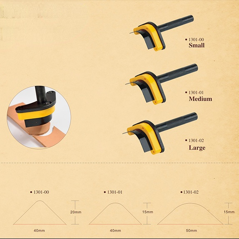 Leather Round Corner Punch Str - Round Knife Leatherwork recensie en prijs