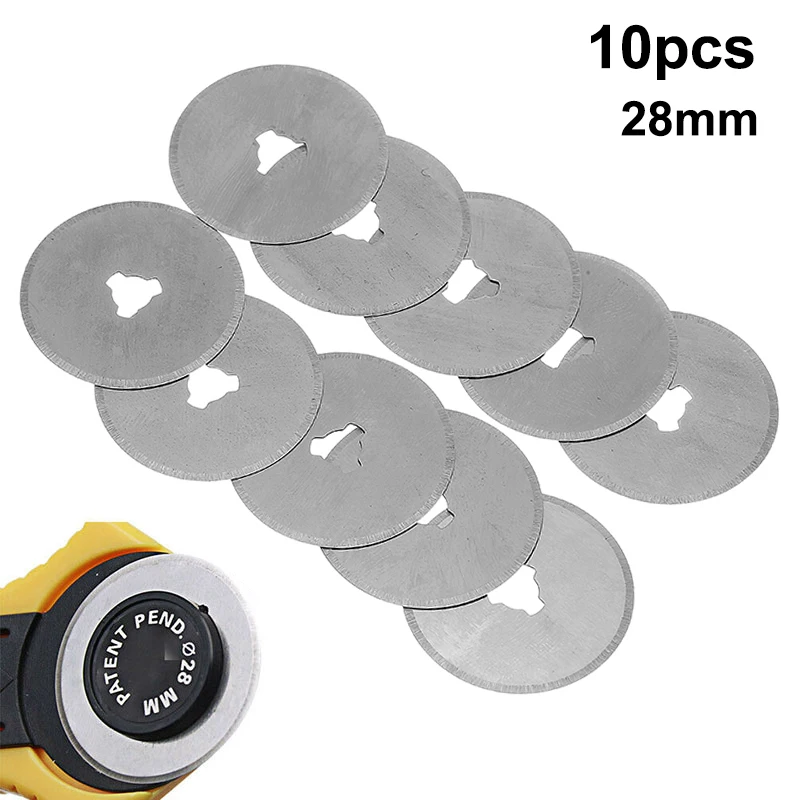 10Pcs 28mm Rotary Cutter Blade - Round Knife Leatherwork recensie en prijs