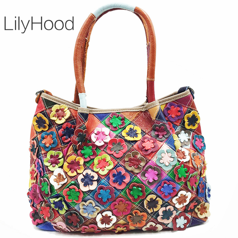 Oversized Female Genuine Leath - Leatherwork Flowers recensie en prijs