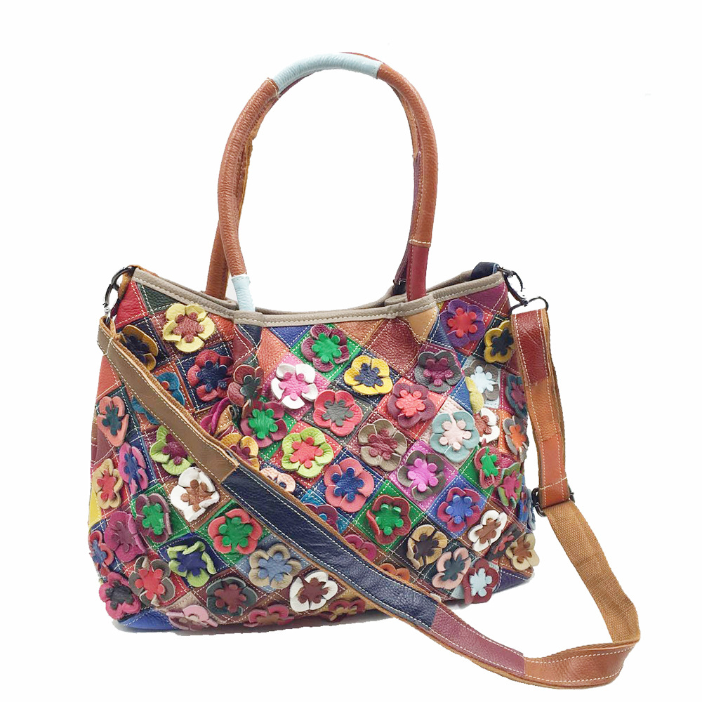 Oversized Female Genuine Leath - Leatherwork Flowers recensie en prijs