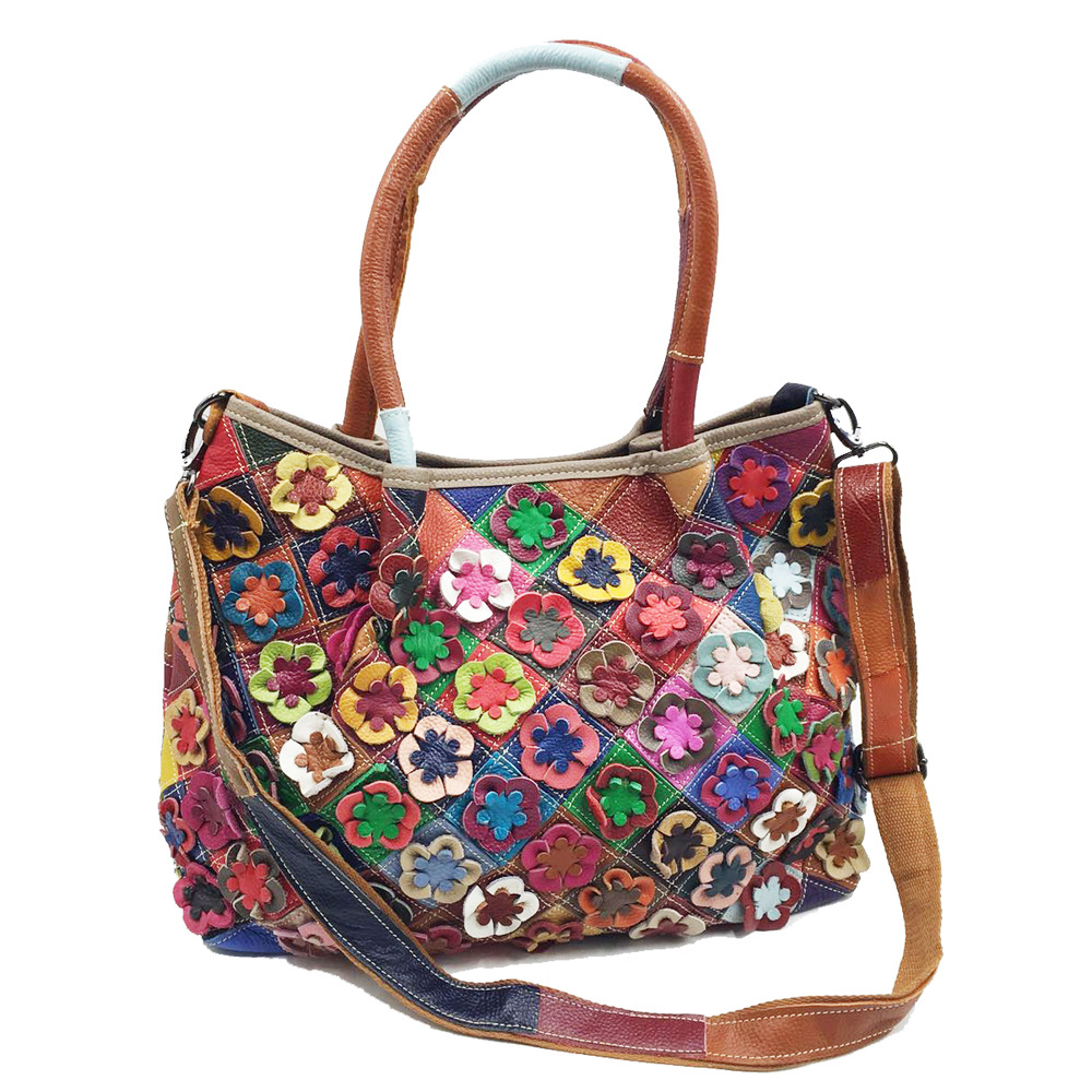Oversized Female Genuine Leath - Leatherwork Flowers recensie en prijs
