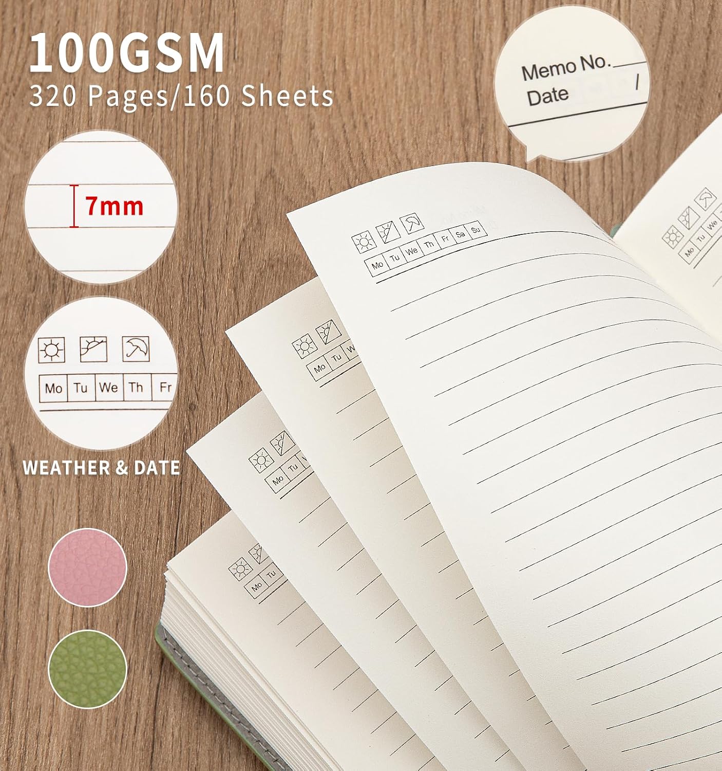 A5 Lined Leather Journal Noteb - Leatherwork Journal recensie en prijs