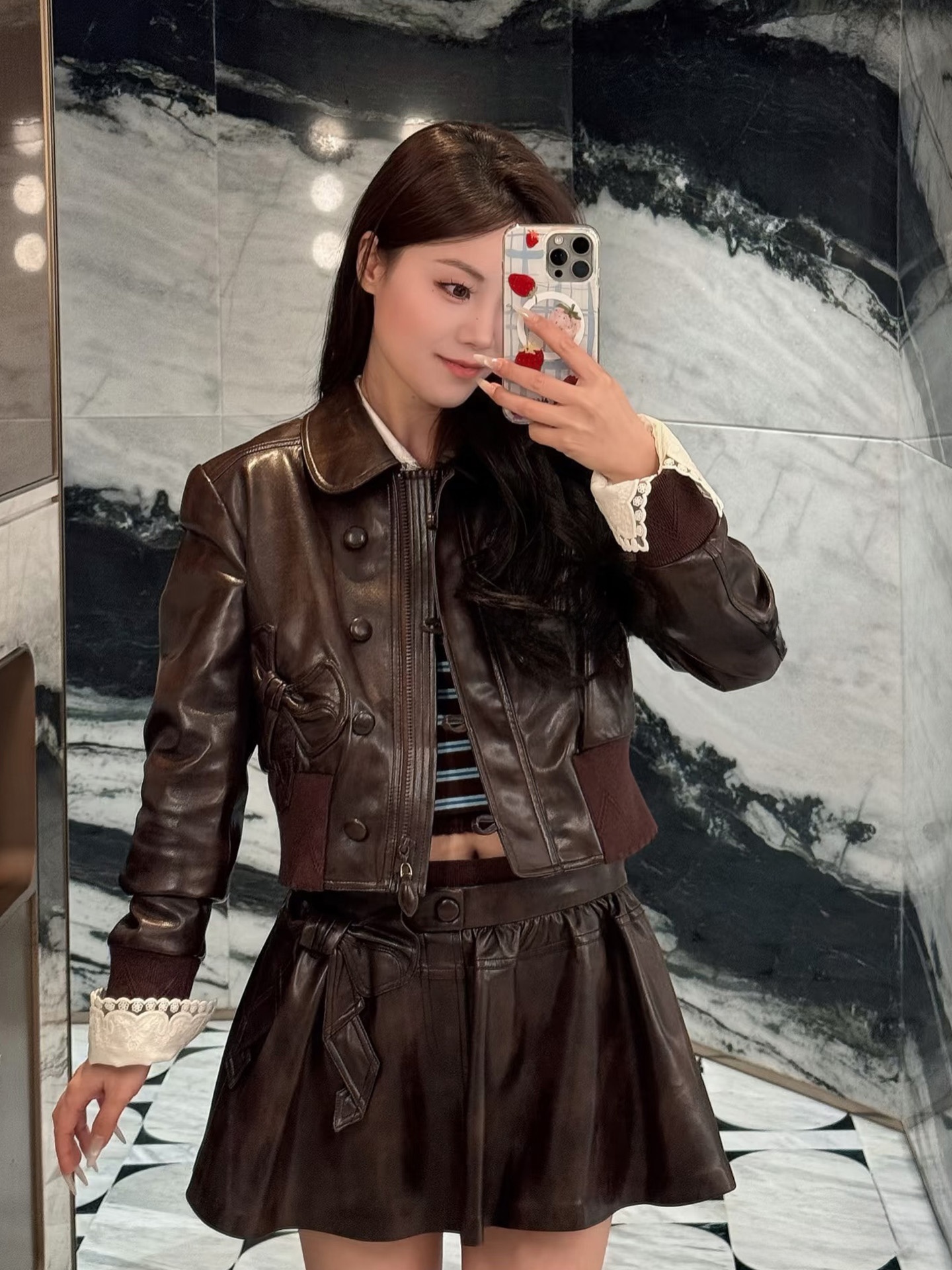 Early Spring Heavy Work Washed - Leather Work Jacket Women'S recensie en prijs