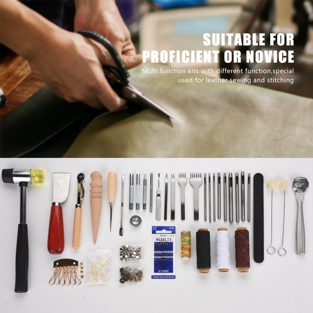 42PCS Leather Craft Tools Set  - Groover Stitching Tool recensie en prijs