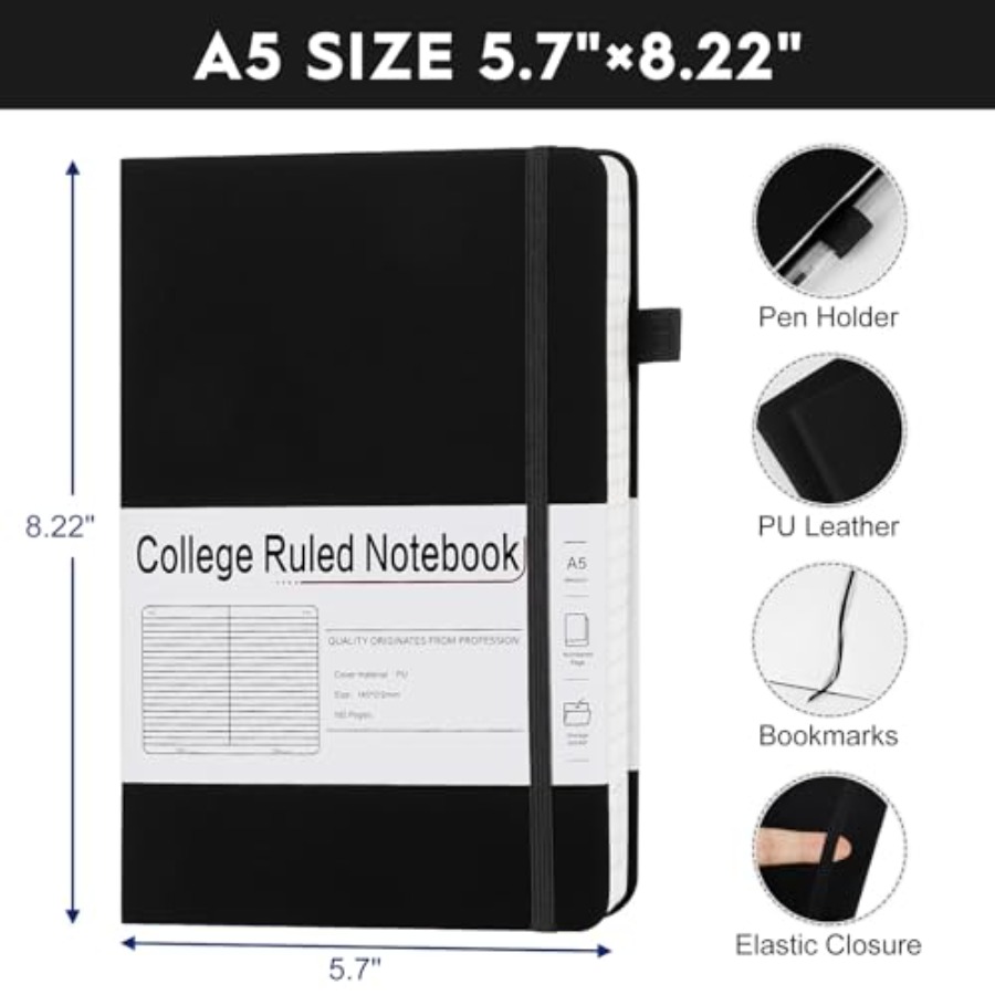 A5 Lined Journal Notebooks for - Leatherwork Journal recensie en prijs