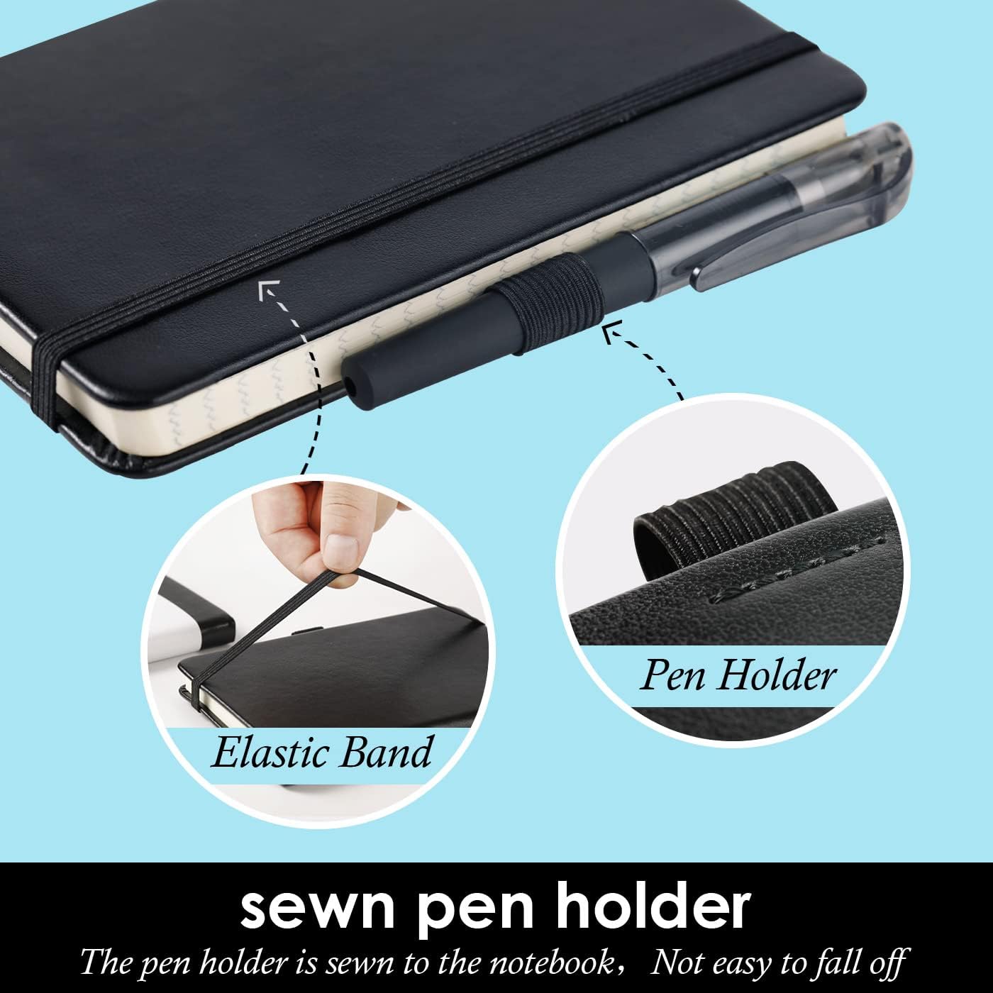 NIRMIRO (3 Pack) Pocket Notebo - Leatherwork Journal recensie en prijs