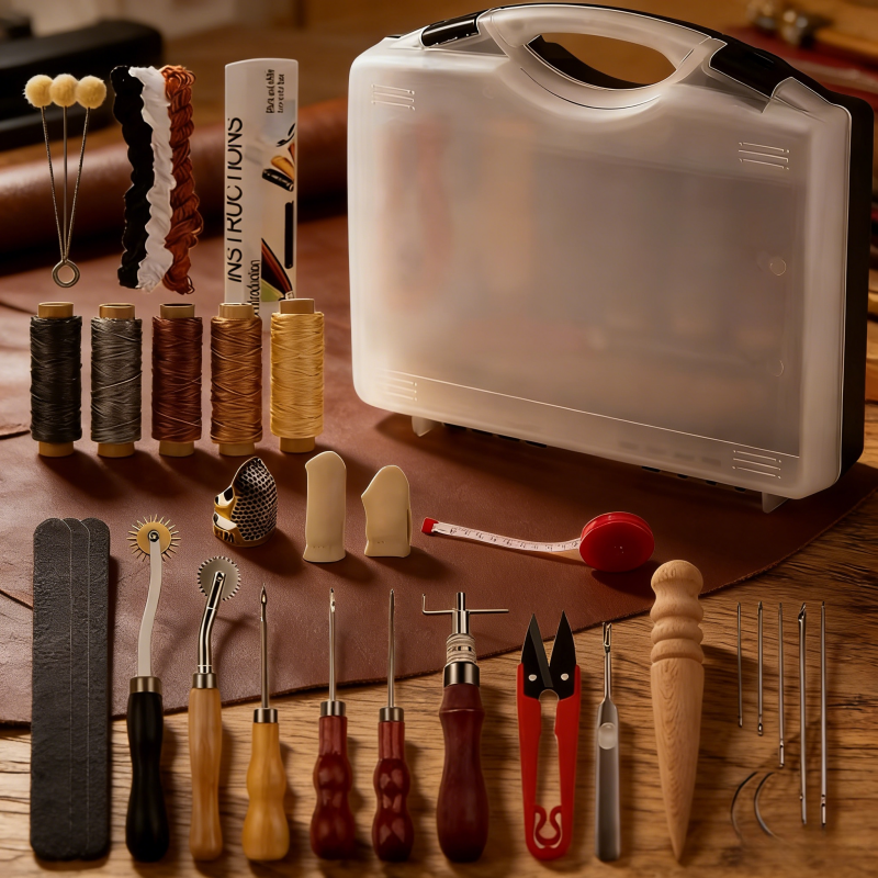 Leather Craft Tool Kit Leather - Groover Stitching Tool recensie en prijs