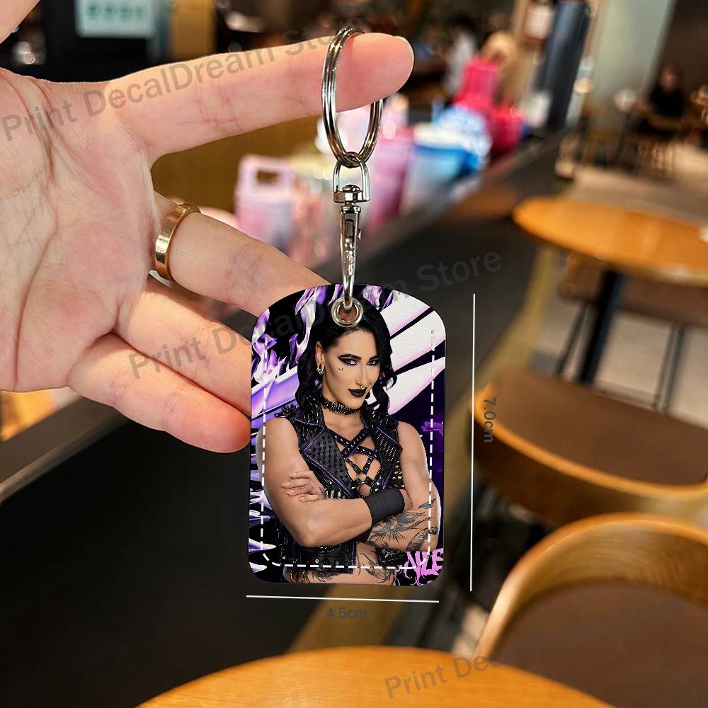 R-Rhea Ripley Wrestler Holder  - Leatherwork Keychain recensie en prijs
