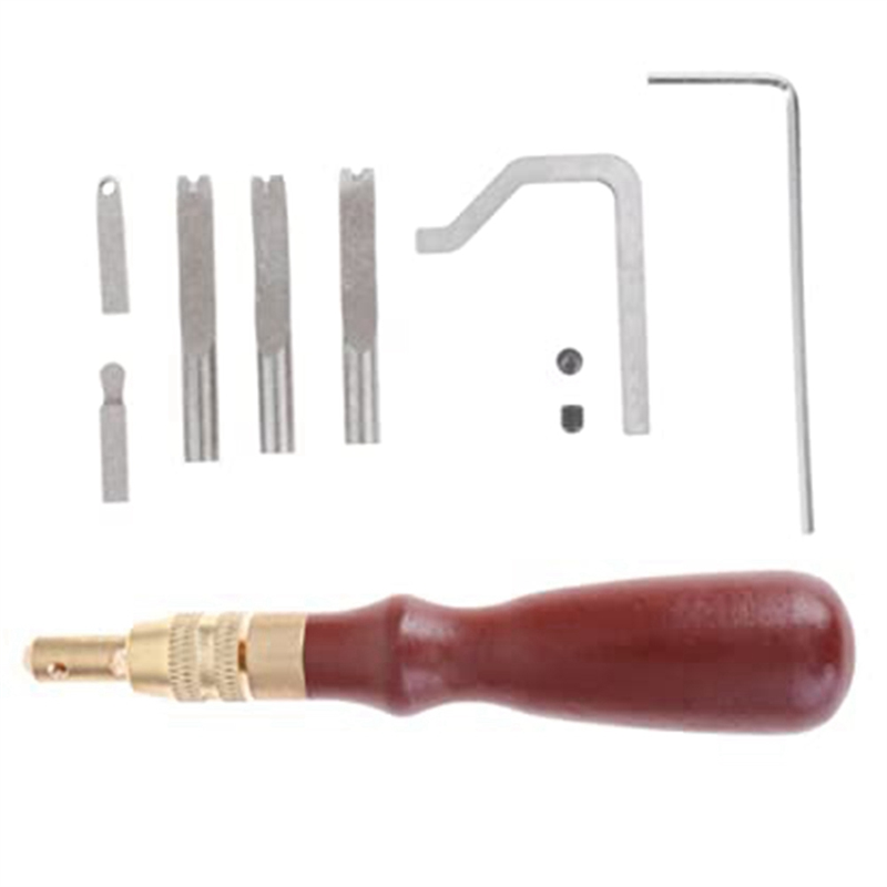 7Pcs Leather Beveler Stitching - Groover Stitching Tool recensie en prijs