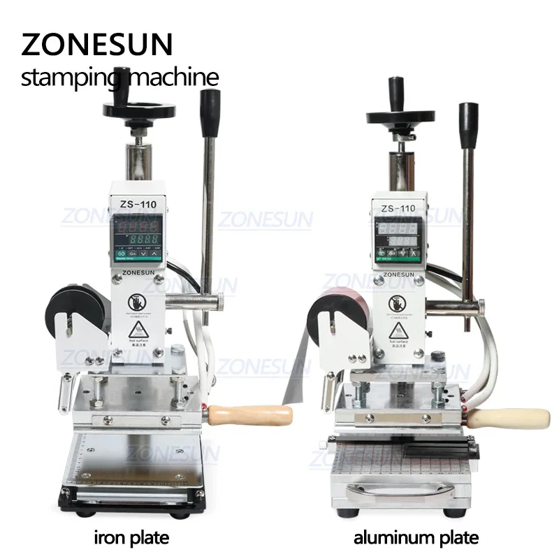 ZONESUN ZS110 Hot Foil Stampin - Leatherwork Hand Press recensie en prijs