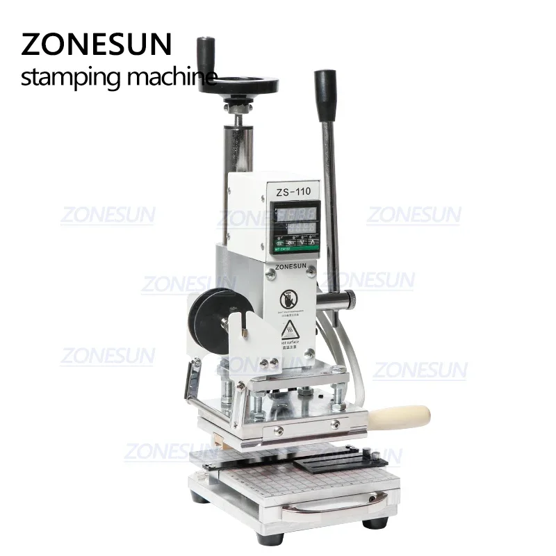 ZONESUN ZS110 Hot Foil Stampin - Leatherwork Hand Press recensie en prijs