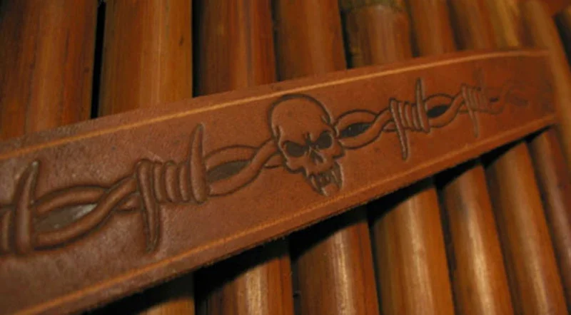 5pcs Thorns and skull pattern  - Unique Leather Work recensie en prijs