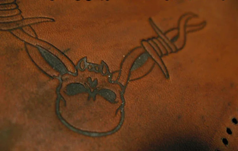 5pcs Thorns and skull pattern  - Unique Leather Work recensie en prijs