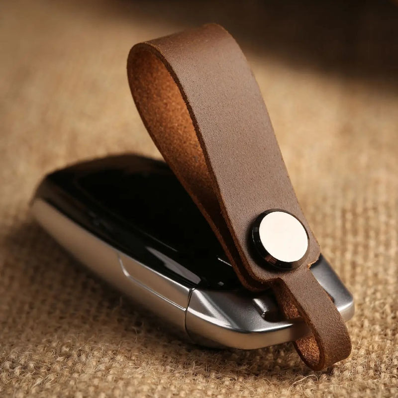 Custom LOGO Genuine Leather Ke - Leatherwork Keychain recensie en prijs