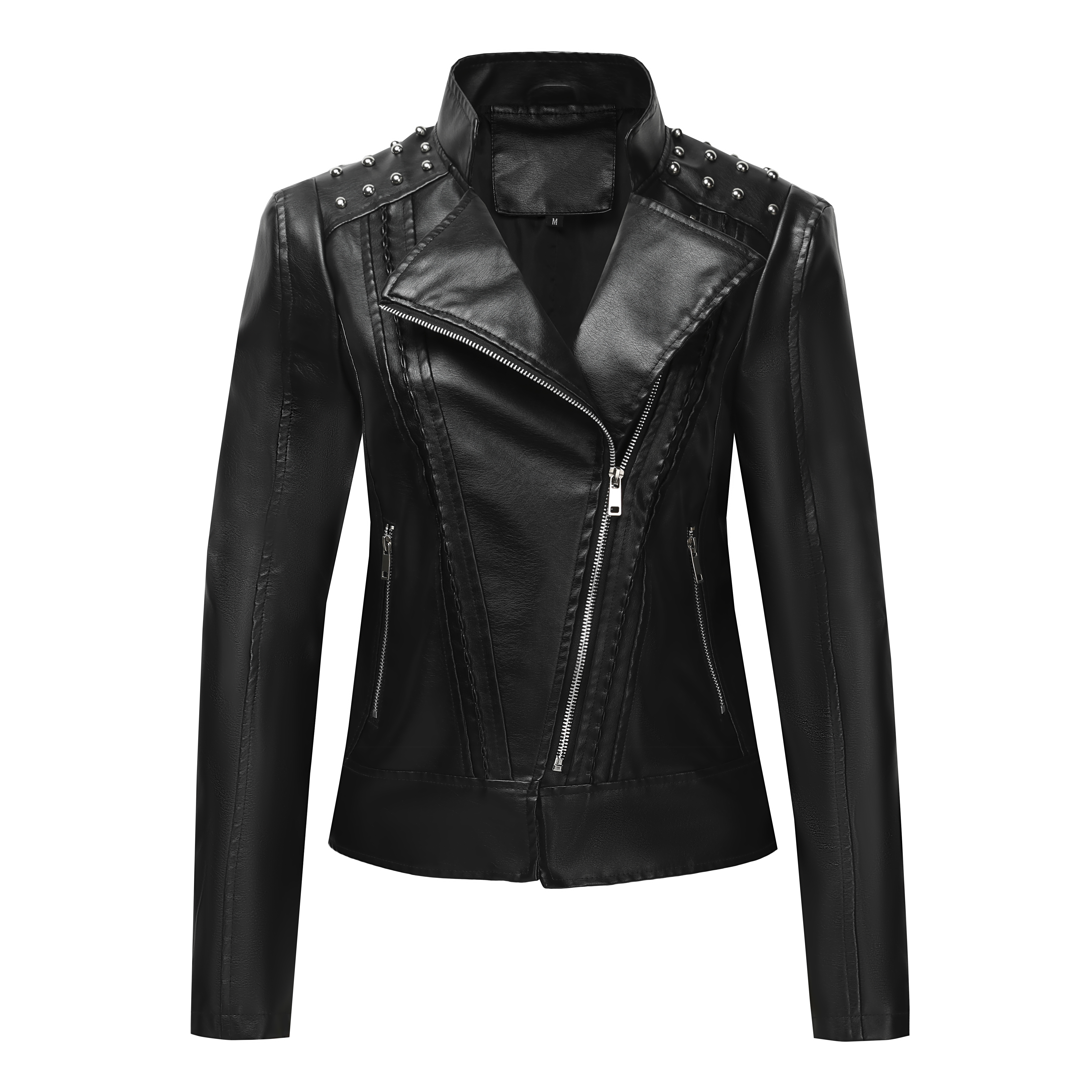 Ladies' PU LeatherJacket Zip-U - Leather Work Jacket Women'S recensie en prijs