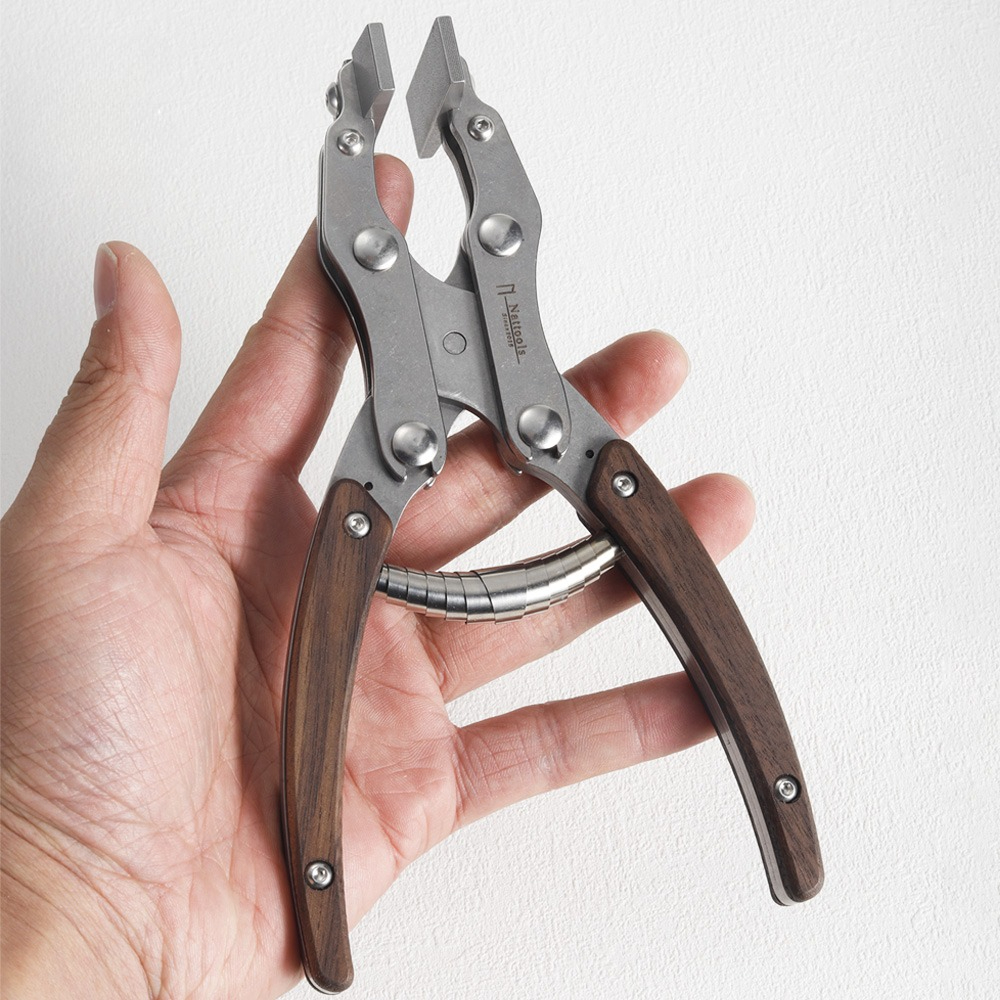Leather Flat Pliers Stainless  - Leatherwork Hand Press recensie en prijs