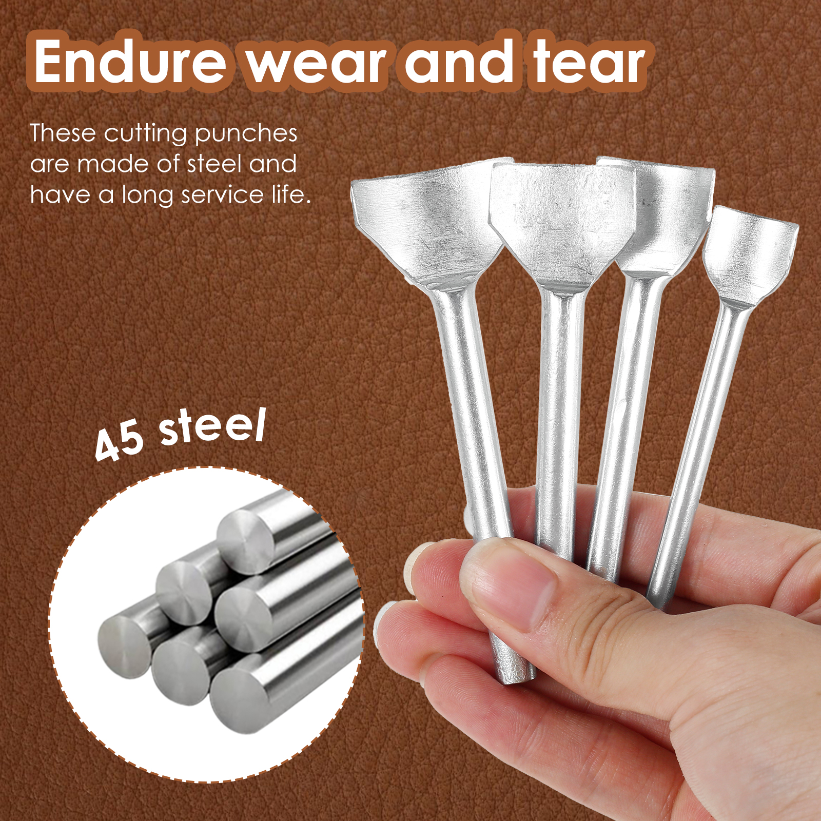 Leather Corner Punch Cutter Kn - Round Knife Leatherwork recensie en prijs