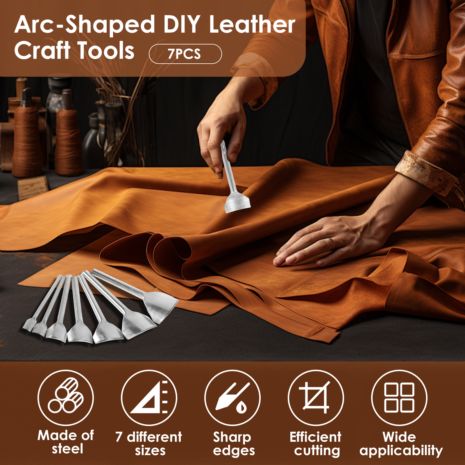 Leather Corner Punch Cutter Kn - Round Knife Leatherwork recensie en prijs