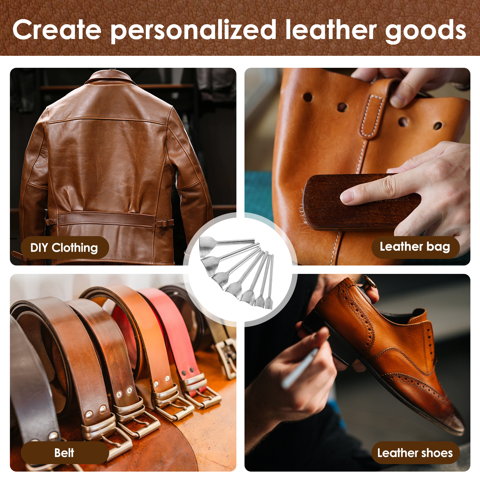 Leather Corner Punch Cutter Kn - Round Knife Leatherwork recensie en prijs