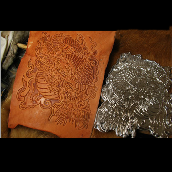 Dragon pattern Hand-work uniqu - Unique Leather Work recensie en prijs
