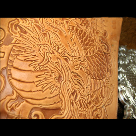Dragon pattern Hand-work uniqu - Unique Leather Work recensie en prijs