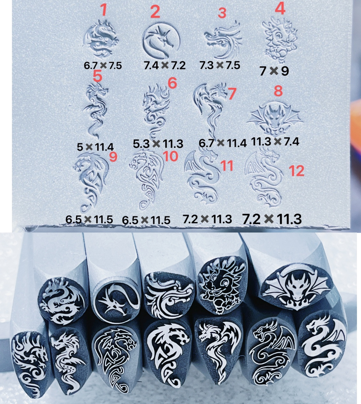 Dragon Design Metal Stamping K - Leatherwork Embossing recensie en prijs