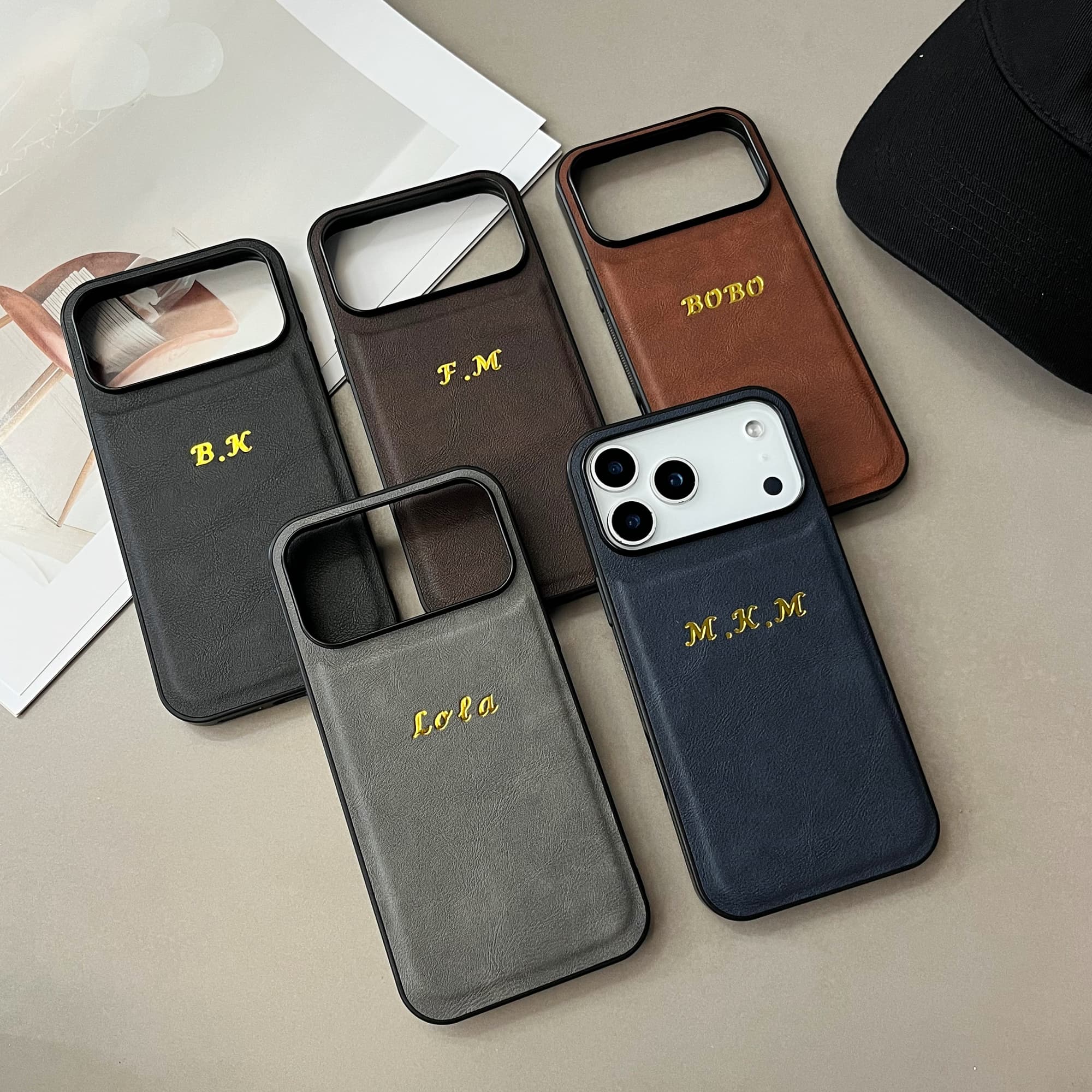 Luxury Custom Name Gold Hot Fo - Leatherwork Embossing recensie en prijs