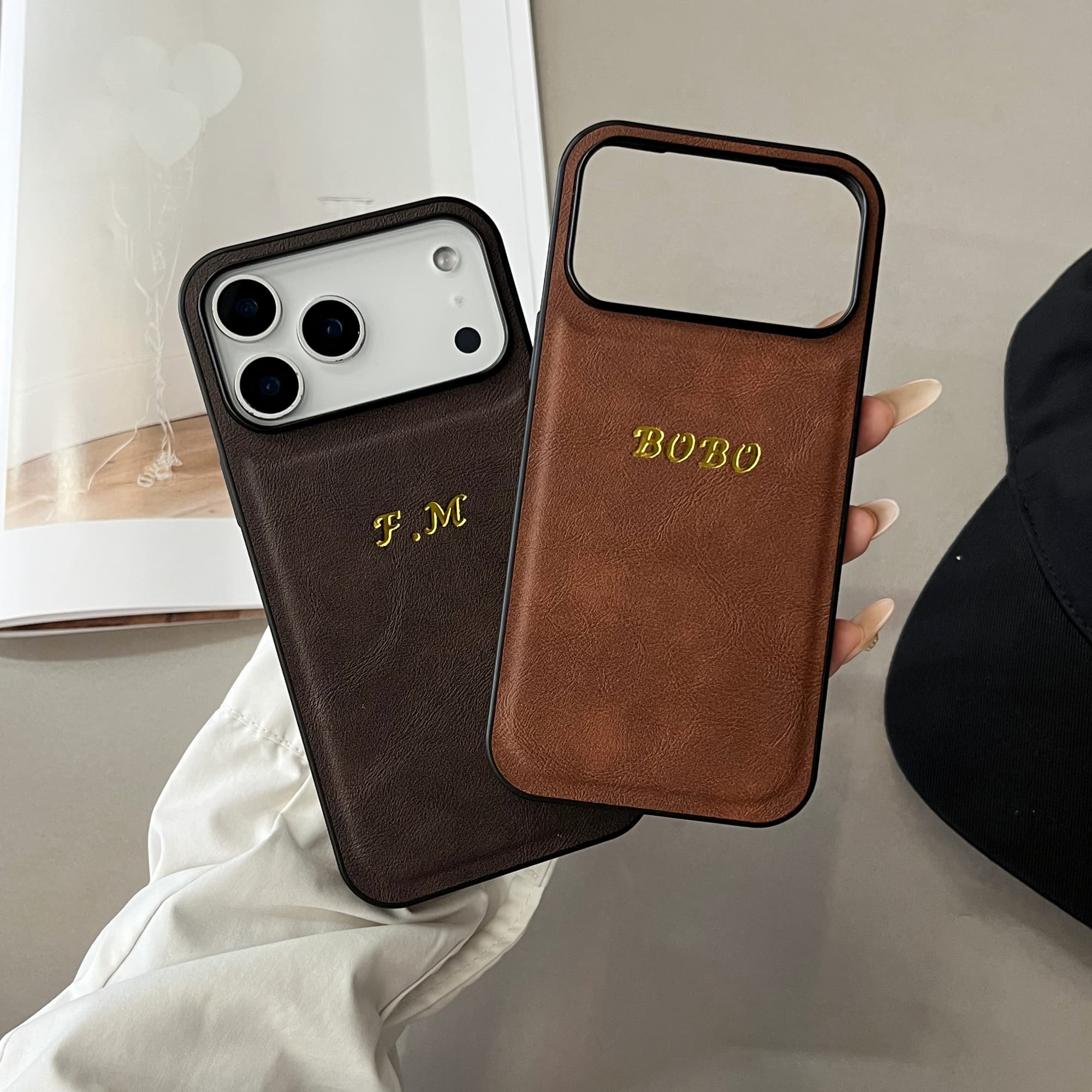 Luxury Custom Name Gold Hot Fo - Leatherwork Embossing recensie en prijs