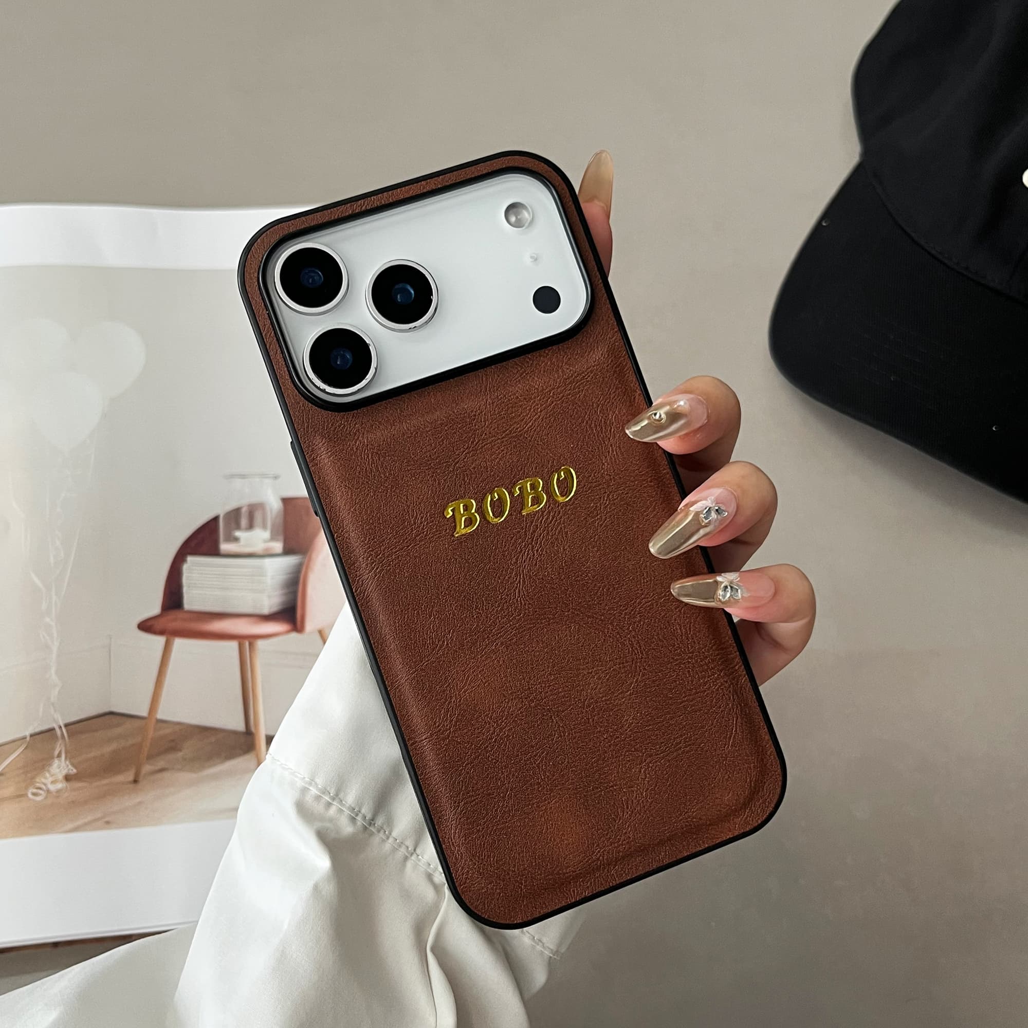 Luxury Custom Name Gold Hot Fo - Leatherwork Embossing recensie en prijs